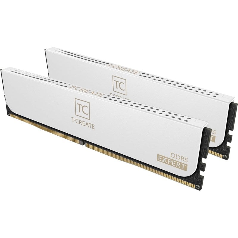 team-group Équipe Groupe T-Create Expert DDR5 6000 MHz 32 Go 2 x 16 Go CL30 Double AMD EXPO et Intel XMP White