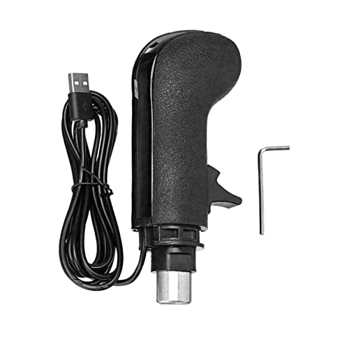 PALUMMA Pommeau de levier de vitesse USB PC pour Logitech G923 G29 G27 G25 Thrustmaster TH8A Fanatec ClubSport Shifter SQ Pommeau de levier de vitesse (3 modèles en option) (paquet C)
