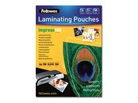 Fellowes Laminating Pouches - pack de 100 - 216 x 303 mm - pochettes plastifiees