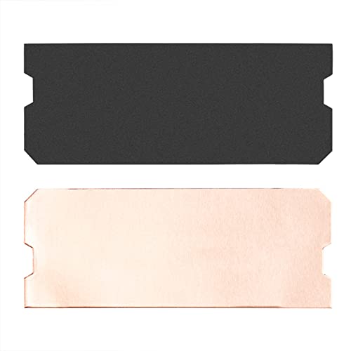 Feuille de refroidissement en cuivre M2, dissipateur thermique NVME pour M2 2280, coussinet de refroidissement à conductivité thermique