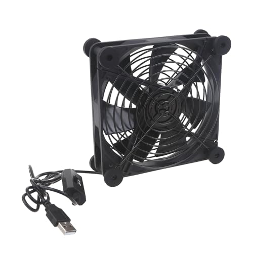 Elnwnnkc Ventilateur de refroidissement USB haute compatibilité avec dissipateur thermique pour routeur portable