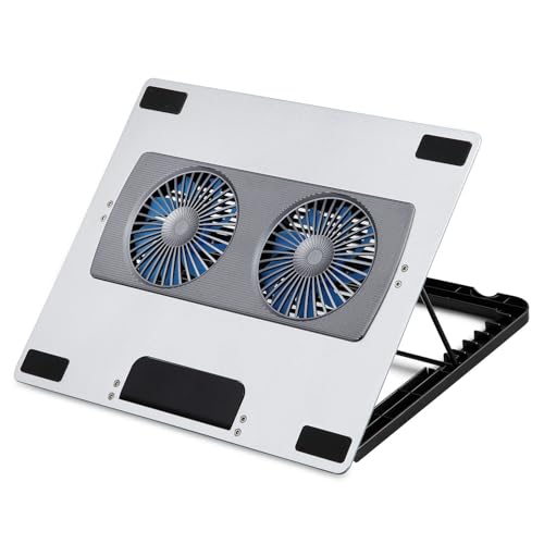 Support de refroidissement pliable pour ordinateur portable, double