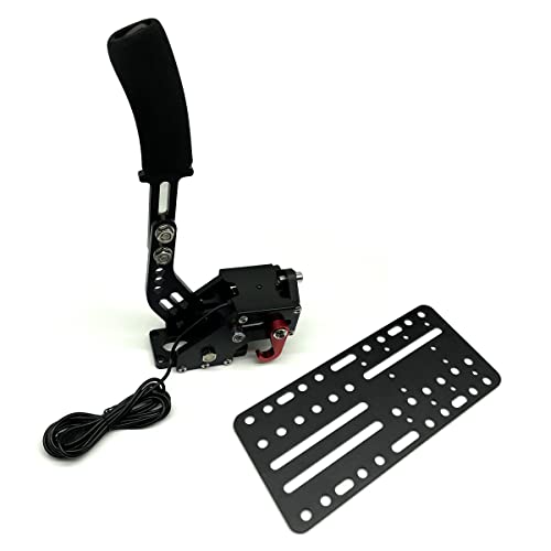 Plaque de support de bureau universelle pour frein à main USB, manette de vitesse SIM compatible avec le levier de vitesse Logitech Driving Force Shifter, Thrustmaster TH8A et jeux de course SIM
