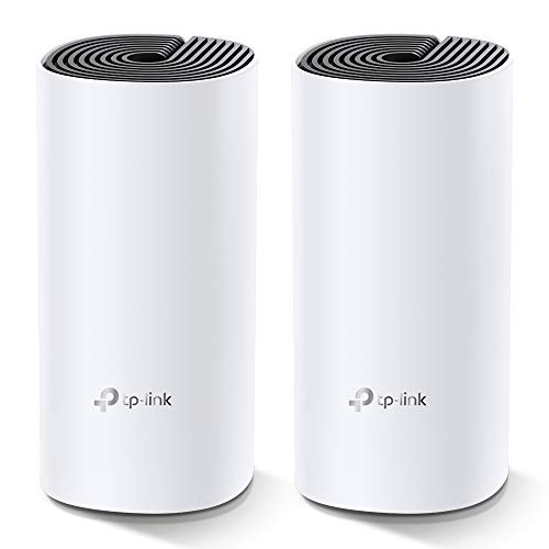 TP-Link Deco M4 (2-pack) Systèmes WiFi Mesh performant - Contrôle parental - Ports Ethernet Gigabit - Couverture WiFi jusqu'à 260m2 - Compatible avec Amazon Alexa et IFTTT