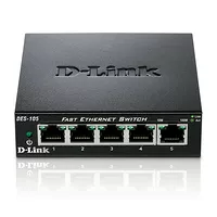 D Link Metallic Switch 5 ports 10 100
