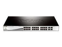 D-Link D-Link Web Smart DGS-1210-28P - commutateur - 24 ports - Gere - Ordinateur de bureau, Montable sur rack