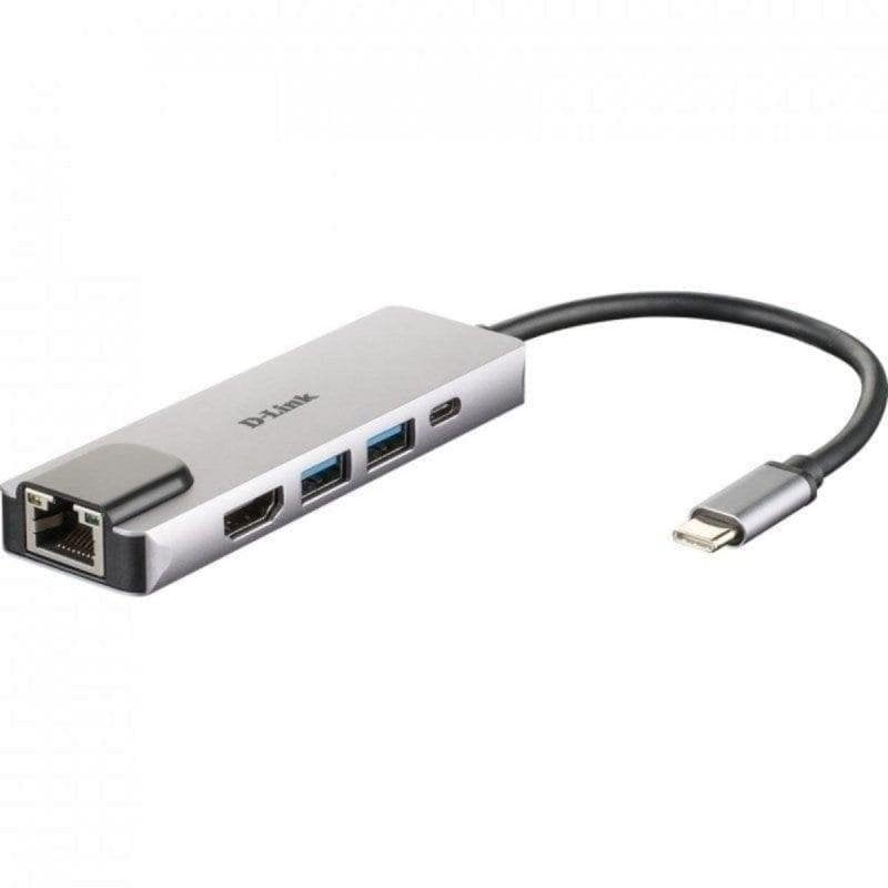 D-Link Station d'accueil D-Link DUB-M520 HDMI 4K RJ45 USB 3.0 USB-C 60W