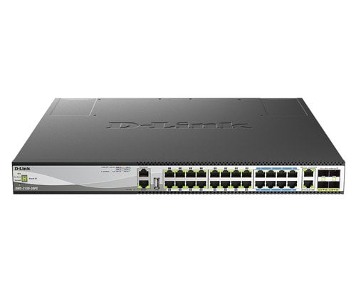 D-Link D-Link DMS-3130-30PS Switch administrable L3 30 ports Gigabit