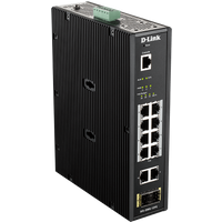 D-Link 8 Ports PoE Gigabit 2 Ports SFP - Manageable