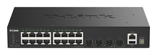D-Link Switch D-Link DGS-1530-20 E 8 ports 10 100 1000 Mbps 4 SFP Managed Rack