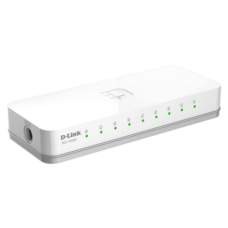 D-Link Switch D-Link DES-1008C 8 ports Fast Ethernet 10 100 Mbps