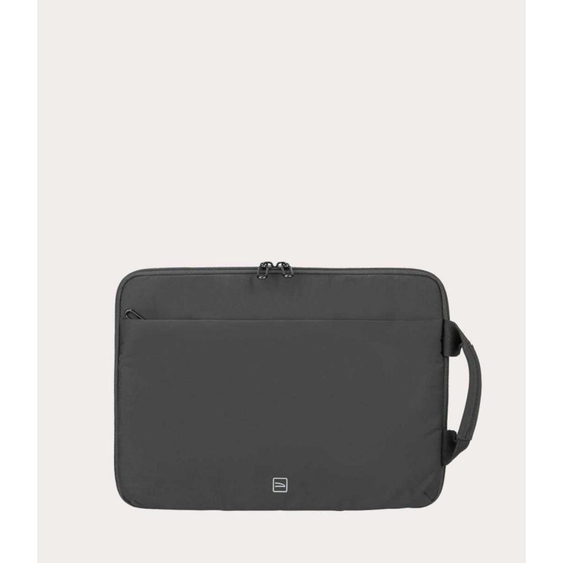 Tucano Funda Tucano Sandy Sleeve 14 Negra Unisex con Asa y Material Reciclado