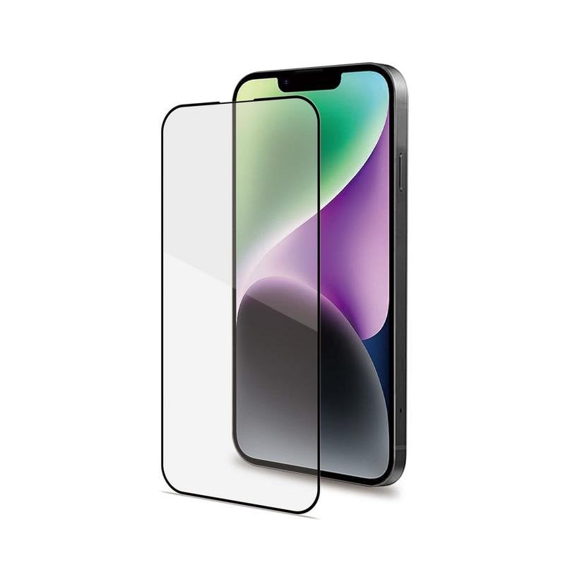 Celly Protector de écran Celly Fullglass pour Apple iPhone 15, Verre trempé 9H, Black