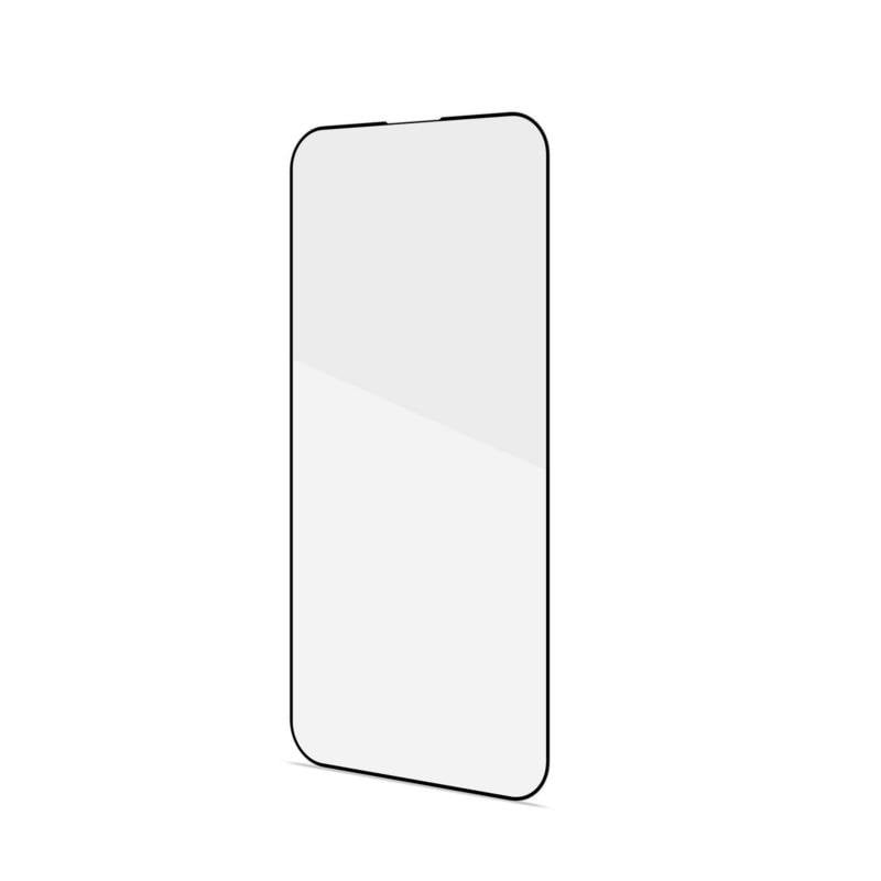 Celly Protector de écran Celly Fullglass pour Apple iPhone 15 Plus, verre trempé 9H, Black transparent