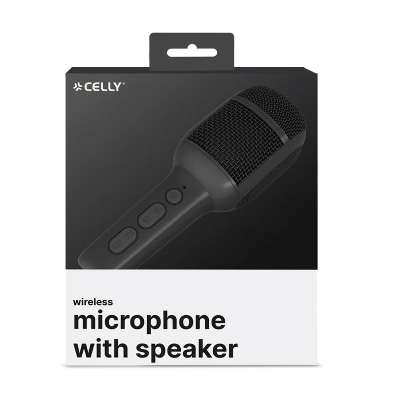 Celly Microphone sans fil Celly pour enfants, Black