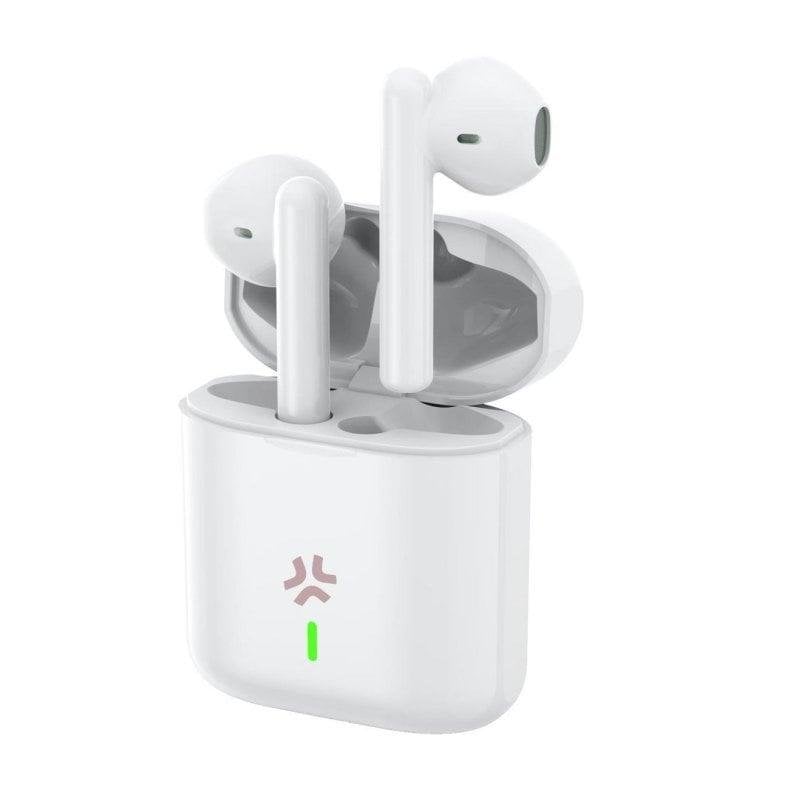 Celly Auriculares Celly PULSESOUNDWH True Wireless Bluetooth pour appels et musique blancs