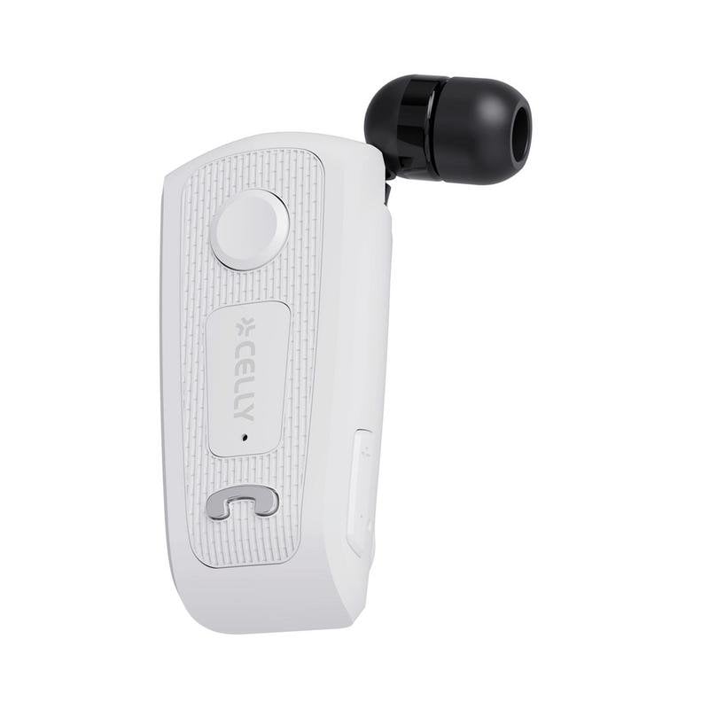 Celly Auriculares Celly BHCLIP sans fil USB-C avec réduction de bruit White