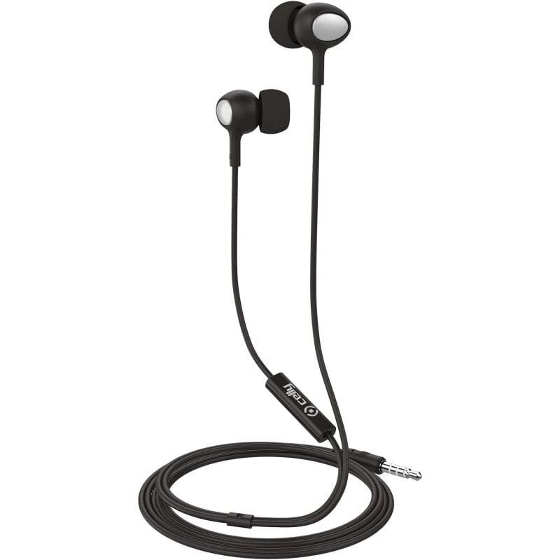 Celly UP500 Casque stéréo avec câble Jack 3 5 Black