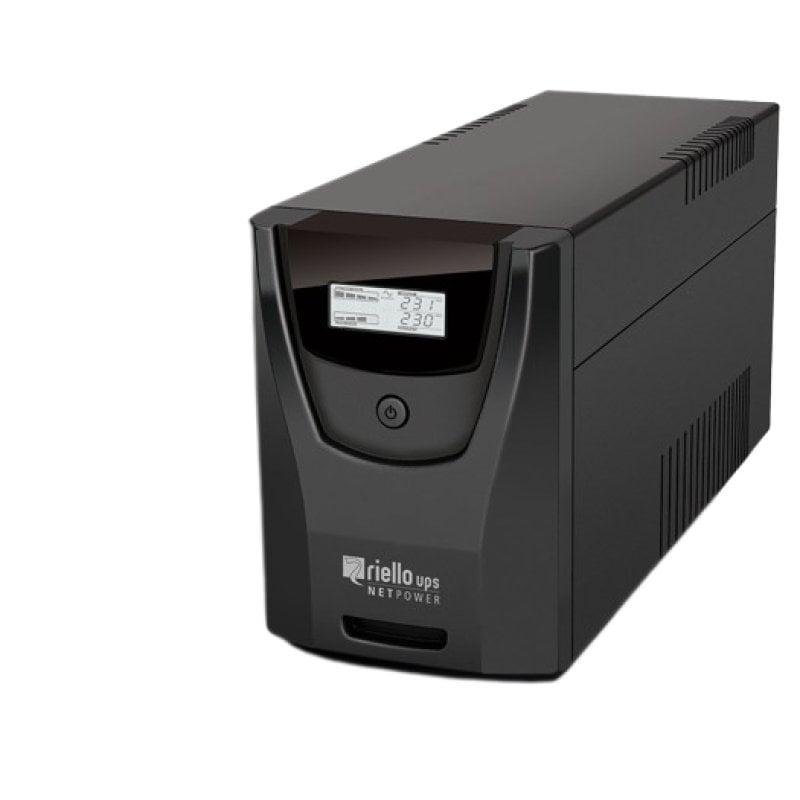 riello Sai Riello 1,5kVA Batterie Rechargeable 4h Protection Surtension AVR LCD