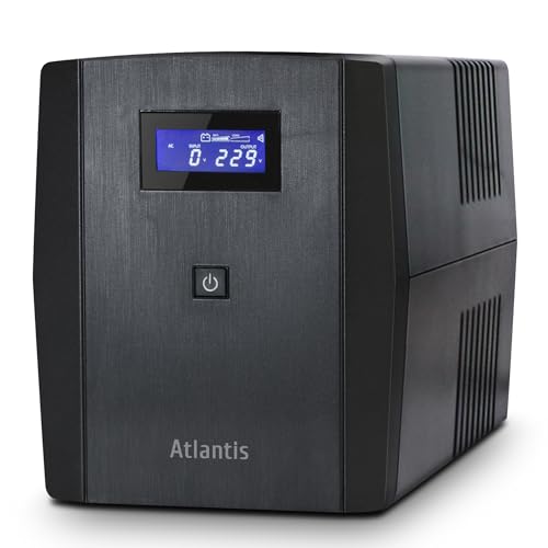 Atlantis onduleur UPS Line Interactive 1500VA 900W 2 × 9 Ah