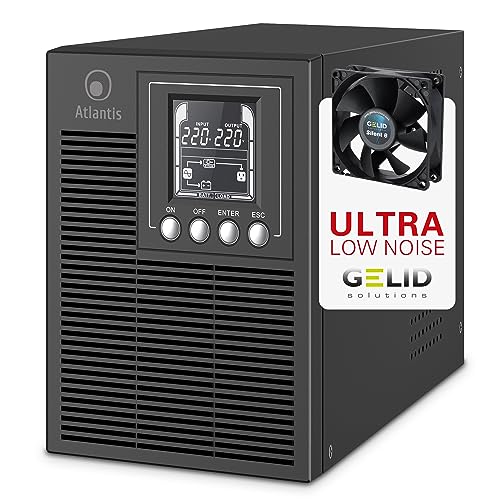 Atlantis onduleur on-Line Faible Niveau sonore 1000VA 700W, Double Conv