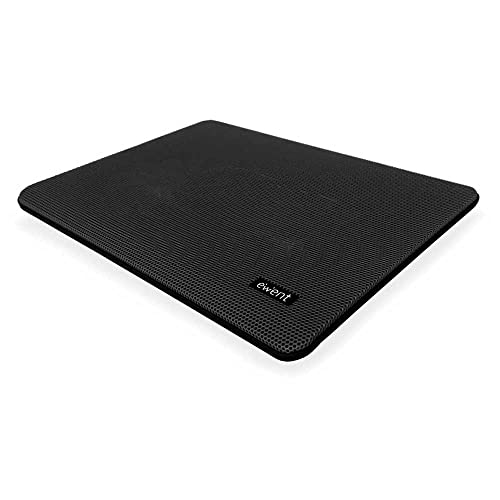 EWENT EW1256 - Support pour ordinateur portable 17 avec système de refroidissement, noir