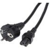 Câble Alimentation 220V en trèfle - CEE7 C5 noir