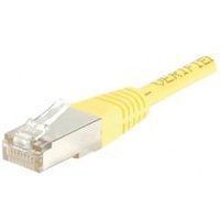 Patch RJ45 cat5E FTP 15cm jaune