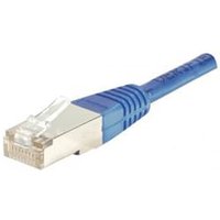 Patch RJ45 cat5E FTP 15cm bleu