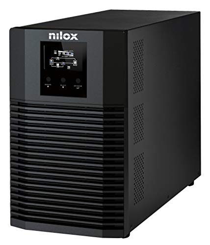 Nilox NXGCOLED456X9V2 Groupe de continuité UPS Online, 4500 VA 3150 W, écran LCD