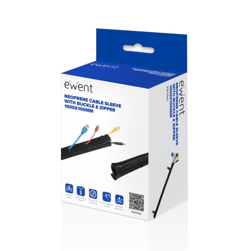 ewent Organisateur de câbles Ewent Ew1562 avec 1000x100mm Black