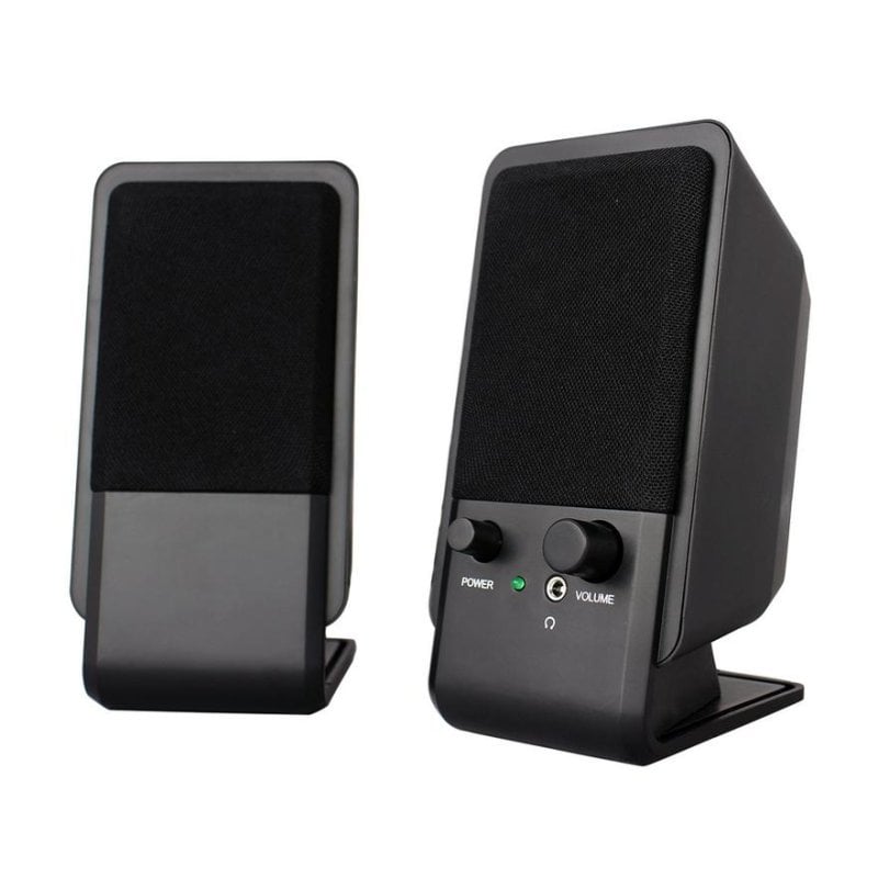 ewent Haut-parleurs Ewent PC filaires USB 12W design compact volume rotatif