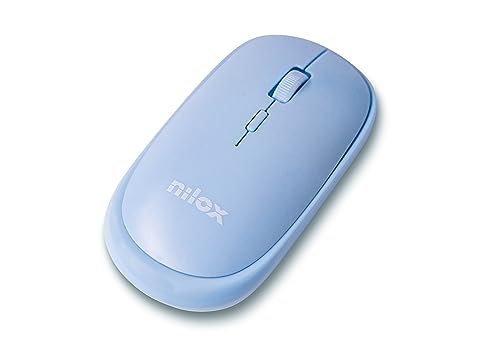 Nilox Mouse sans Fil Light Blue