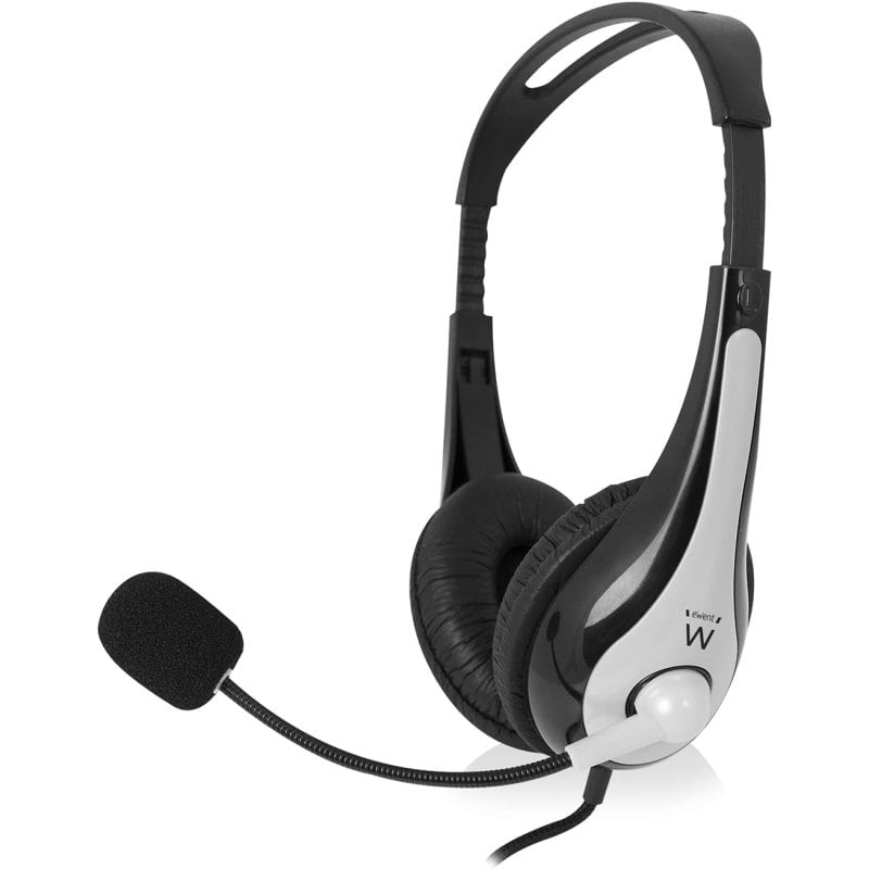 ewent Ewent EW3565 Casque USB avec Microphone White Black