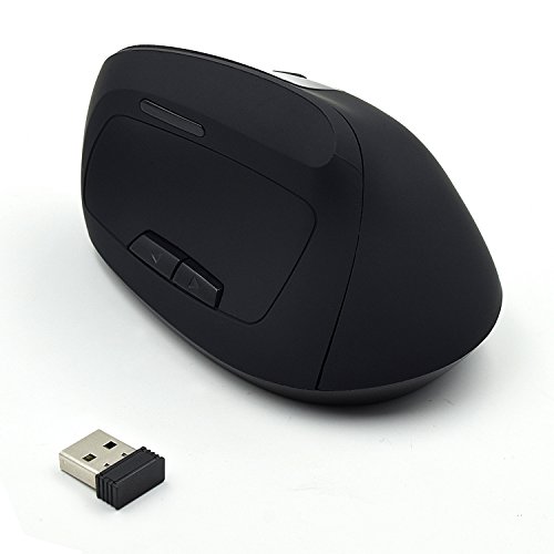 ewent Ewent EW3158 Souris Ergonomique Sans Fil Black