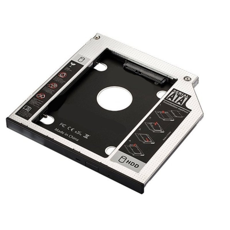 ewent Boîtier de montage Ewent pour disque dur SSD dans baie optique