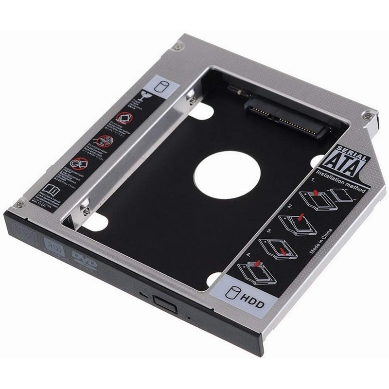 ewent Boîtier de montage Ewent pour disque dur SSD dans une baie optique de 12,7 mm