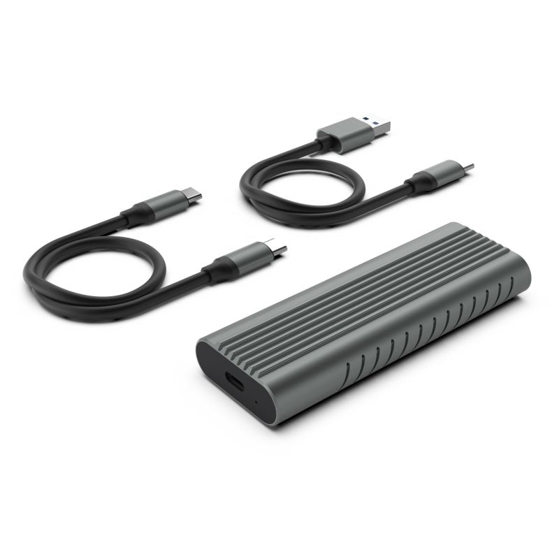 ewent EW7025 Boîtier de disques de stockage Enceinte ssd Grey M.2