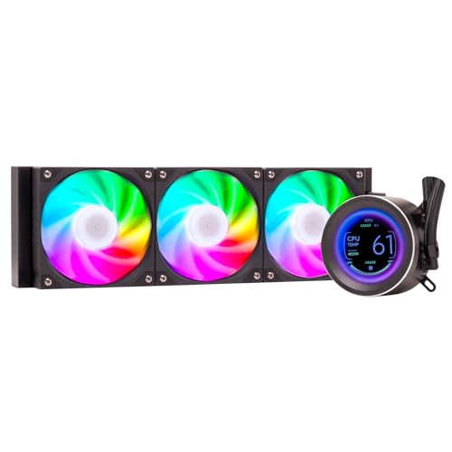 Itek Arctic Sphere Dissipateur liquide LCD 360-360 mm - Skt Universel - Ventilateur PWM - LCD 2,8 avec logiciel