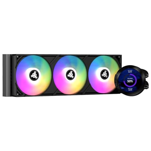 Itek ARCTIC SPHERE V2 – Dissipateur liquide 360 mm avec écran LCD 2,8 , ventilateurs ARGB PWM et compatibilité universelle CPU