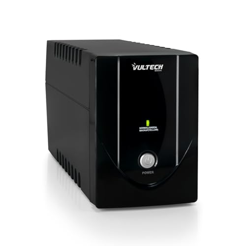 Vultech UPS800VA-LITE alimentation d'énergie non interruptible 800 VA 2 sortie(s) CA Veille - Alimentations d'énergie non interruptibles (800 VA, 440 W, 130 V, 280 V, 220 V, 50 60 Hz)