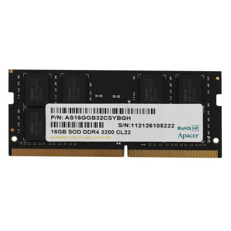 Apacer Apacer DDR4 SO-DIMM 3200 MHz PC4-25600 16 Go CL22