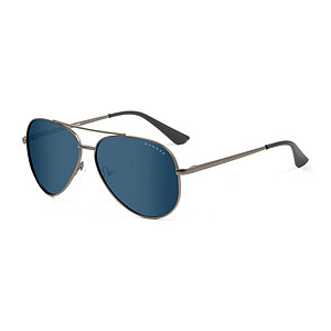 GUNNAR Maverick GunMetal Sun Filtrage UV a 100 et lumiere bleue a 90
