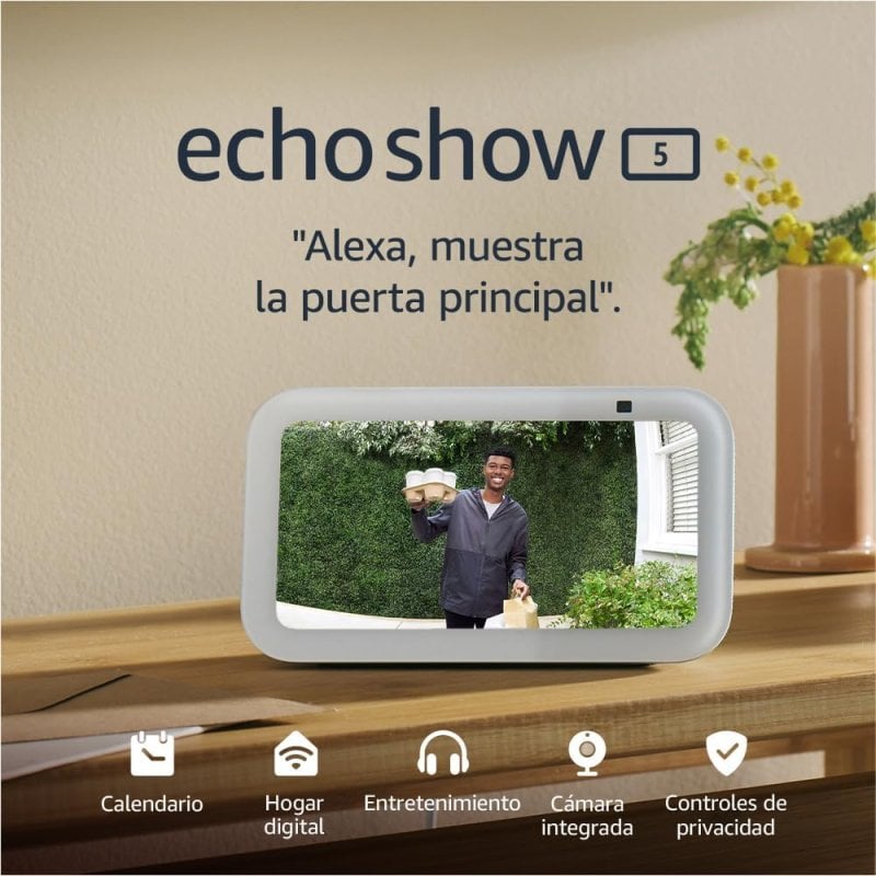 Amazon Écran tactile intelligent Amazon Echo Show 5 (3e génération) avec Alexa White