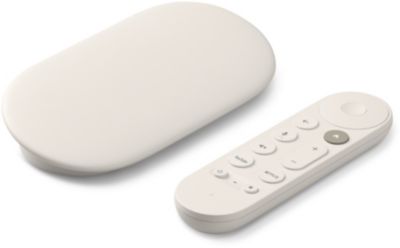 Chromecast Google TV Streamer 4K avec télécommande vocale 4K UHD