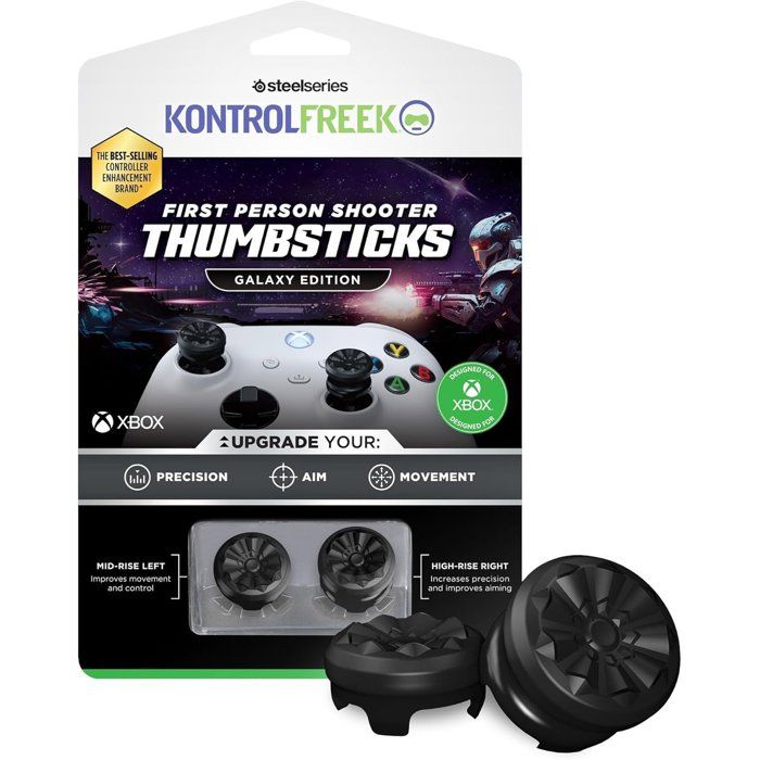 Pack de 2 Thumbsticks FPS Galaxy - STEELSERIES - KontrolFreek - Pour manettes Xbox - Black
