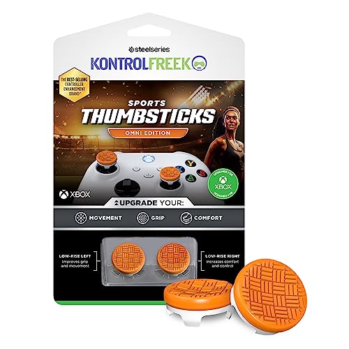 Pack de 2 Sports Thumbsticks - STEELSERIES - KontrolFreek - Omni - Pour manettes Xbox Series et Xbox One - Orange