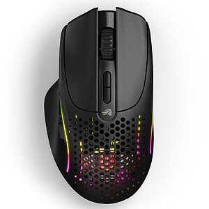 GLORIOUS Gaming Model I 2 Wireless Souris de Jeu sans Fil - Hybride 2,4 GHz et Bluetooth, 75 g Super légère, 9 Boutons (2 échangeables), RGB, Pieds PTFE, MMO MOBA FPS, appuie-Pouce latéral - Noir