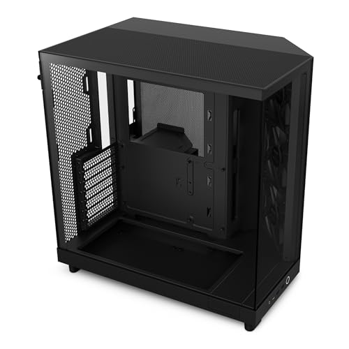 NZXT H6 Flow - Boîtier PC Compact Double Chambre ATX - Noir