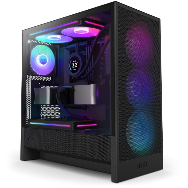 Nzxt NZXT H5 Flow RGB Midi Tower Black